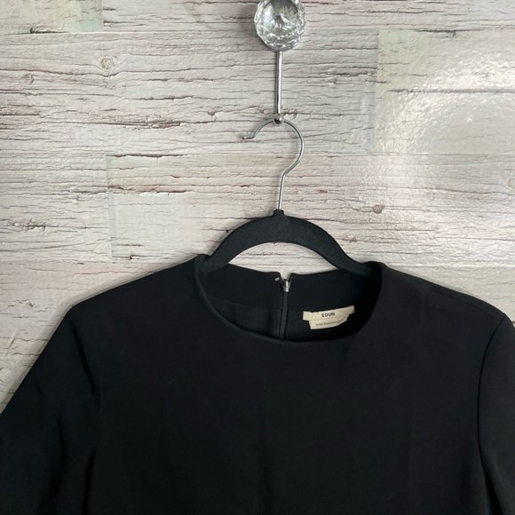 Edun tee shirt blouse top size small black - Picture 5 of 13